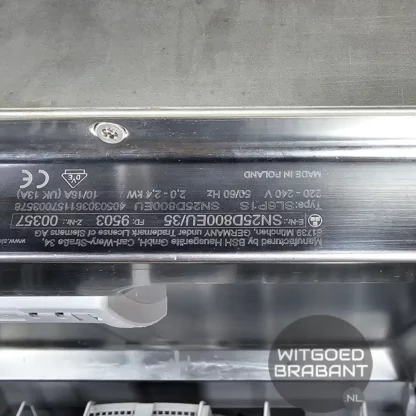 Siemens  - vaatwasser - - SN25D800EU